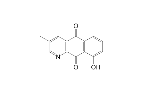 Benzo[g]quinoline-5,10-dione, 9-hydroxy-3-methyl-
