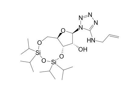 1H-Tetrazol-5-amine, N-2-propenyl-1-[3,5-O-[1,1,3,3-tetrakis(1-methylethyl)-1,3-disiloxanediyl]-.beta.-D-ribofuranosyl]-