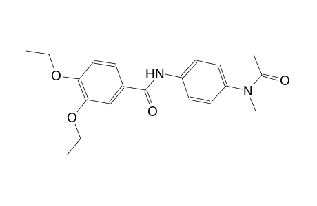 N-{4-[acetyl(methyl)amino]phenyl}-3,4-diethoxybenzamide