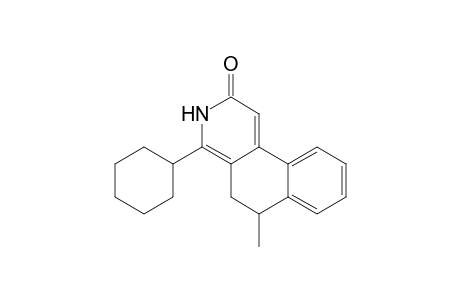 4-cyclohexyl-6-methyl-5,6-dihydro-3H-benzo[f]isoquinolin-2-one