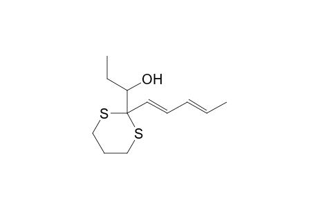 2-(1-Hydroxypropyl)-2-(1,3-pentadienyl)-1,3-dithiane