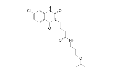 4-(7-chloro-2,4-dioxo-1,4-dihydro-3(2H)-quinazolinyl)-N-(3-isopropoxypropyl)butanamide