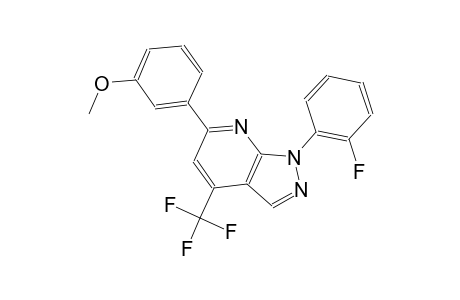 1H-pyrazolo[3,4-b]pyridine, 1-(2-fluorophenyl)-6-(3-methoxyphenyl)-4-(trifluoromethyl)-