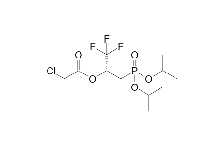 (R)Diisopropyl 3,3,3-trifluoro-2-chloroacetyloxypropanephosphonate