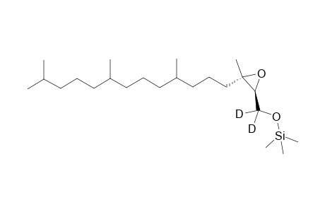 (E)-(1-D2)-2,3-epoxy-3,7,11,15-tetramethylhexadecan-1-ol trimethylsilyl ether