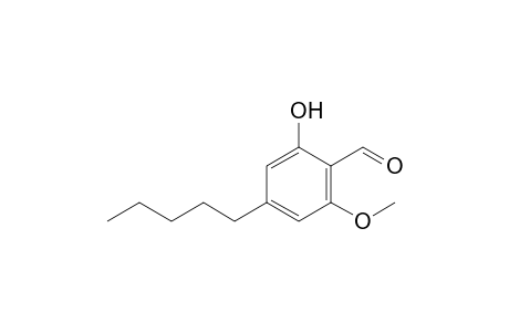 2-Hydroxy-6-methoxy-4-pentylbenzaldehyde