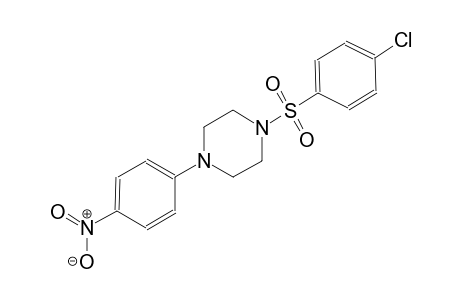 1-[(4-chlorophenyl)sulfonyl]-4-(4-nitrophenyl)piperazine