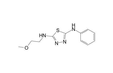 1,3,4-Thiadiazole-2,5-diamine, N2-(2-methoxyethyl)-N5-phenyl-