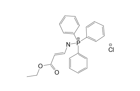 (E)-[(2-(ETHOXYCARBONYL)-1-ETHENYL)-AMINO]-TRIPHENYLPHOSPHONIUM-CHLORIDE