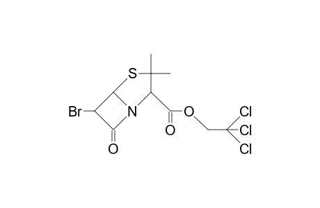 6-Bromo-3-methyl-7-oxo-2-(2,2,2-trichloro-ethoxycarbonyl)-4-thia-1-aza-bicyclo(3.2.0)heptane