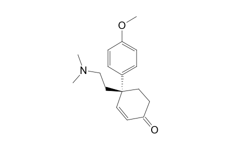 2-Cyclohexen-1-one, 4-[2-(dimethylamino)ethyl]-4-(4-methoxyphenyl)-, (S)-