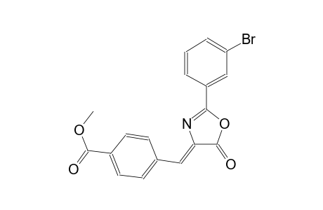 methyl 4-[(Z)-(2-(3-bromophenyl)-5-oxo-1,3-oxazol-4(5H)-ylidene)methyl]benzoate