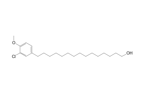 15-(3-Chloro-4-methoxyphenyl)-1-pentadecanol