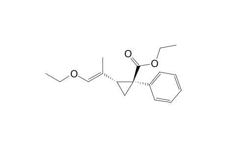 Ethyl trans-2-[(E)-2'-Ethoxy-1'-methylvinyl]-1-phenylcyclopropanecarboxylate