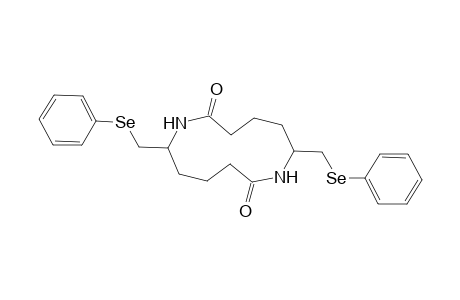 6,12-di(phenenylselenomethyl)-1,7-diazacyclododecane-2,8-dione