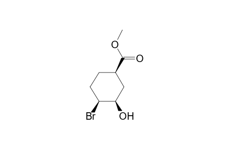 (1R,3R,4S)-4-Bromo-3-hydroxy-cyclohexanecarboxylic acid methyl ester