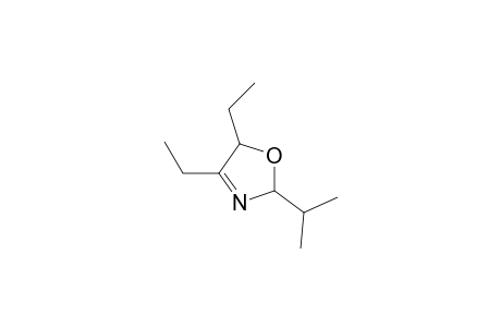 Oxazole, 4,5-diethyl-2,5-dihydro-2-(1-methylethyl)-