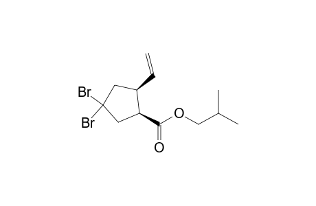 2,2-Dimethylethyl 3,3-Dibromo-5-ethenyl-1-cyclopentanecarboxylate