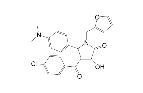 4-(4-chlorobenzoyl)-5-[4-(dimethylamino)phenyl]-1-(2-furylmethyl)-3-hydroxy-1,5-dihydro-2H-pyrrol-2-one