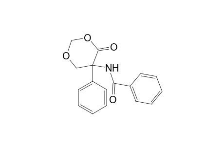 Benzamide, N-(4-oxo-5-phenyl-1,3-dioxan-5-yl)-, (+/-)-