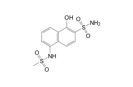 1-Hydroxy-5-methanesulfonamido-2-naphthalenesulfonamide