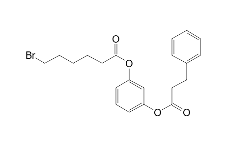 1,3-Benzenediol, o-(6-bromohexanoyl)-o'-(3-phenylpropionyl)-