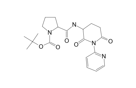 1-(2-Pyridil)-3-(1-tert-butyloxycarbonyl-prolylamido)-piperidin-2,6-dione