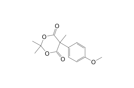 5-(4-Methoxyphenyl)-2,2,5-trimethyl-1,3-dioxane-4,6-dione