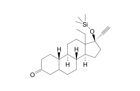 (8R,9R,10S,14S,17R)-13-ethyl-17-ethynyl-17-((trimethylsilyl)oxy)tetradecahydro-1H-cyclopenta[a]phenanthren-3(2H)-one