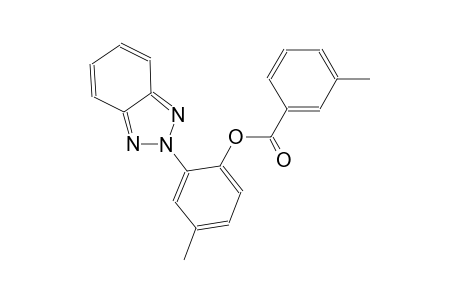 2-(2H-1,2,3-Benzotriazol-2-yl)-4-methylphenyl 3-methylbenzoate