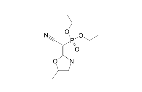 (E)-[(CYANO)-(5-METHYLOXAZOLIDIN-2-YLIDEN)-METHYL]-PHOSPHONIC-ACID-DIETHYLESTER
