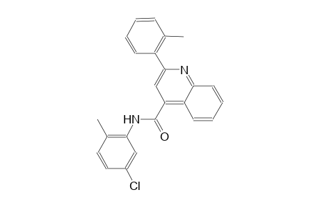 N-(5-chloro-2-methylphenyl)-2-(2-methylphenyl)-4-quinolinecarboxamide