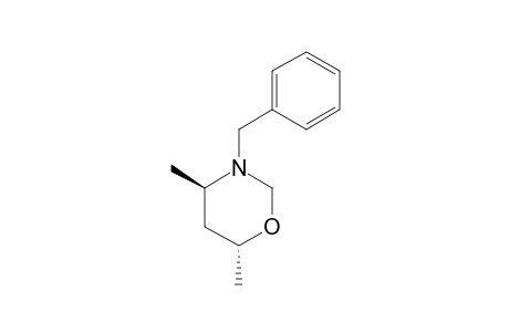 trans-3-BENZYL-4,6-DIMETHYL-TETRAHYDRO-1,3-OXAZINE