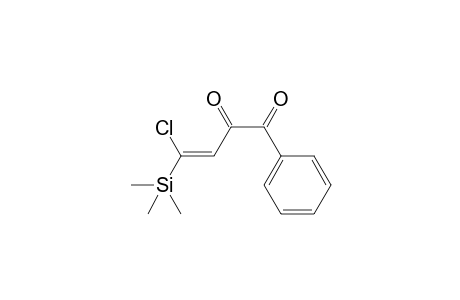 (Z)-4-Chloro-1-phenyl-4-trimethylsilyl-3-butene-1,2-dione