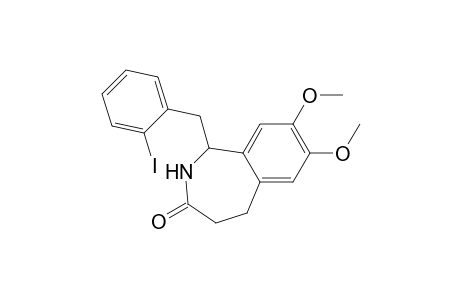 1-(2-iodobenzyl)-7,8-dimethoxy-1,2,4,5-tetrahydro-2-benzazepin-3-one
