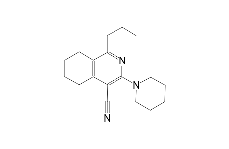 4-isoquinolinecarbonitrile, 5,6,7,8-tetrahydro-3-(1-piperidinyl)-1-propyl-