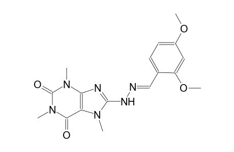 2,4-dimethoxybenzaldehyde (1,3,7-trimethyl-2,6-dioxo-2,3,6,7-tetrahydro-1H-purin-8-yl)hydrazone