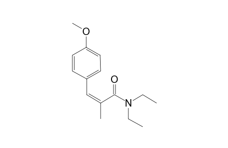 (Z)-N,N-diethyl-3-(4-methoxyphenyl)-2-methyl-acrylamide