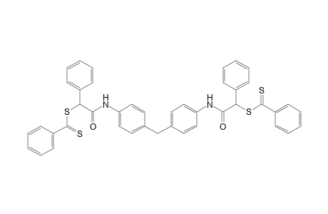 D,L-N,N'-(methylene-di-4,1-phenylene)-bis-{2-phenyl-2-[(thiobenzoyl)thio]acetamide}