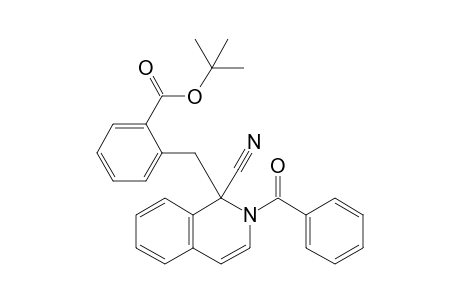 t-Butyl 2-[(2'-benzoyl-1'-cyano-1',2'-dihydroisoquinolin-1'-yl)methyl]-benzoate