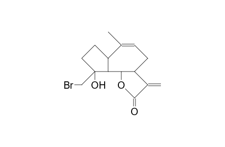 4-Bromomethyl-4-hydroxy-3,4-dihydro-isoeremanthin