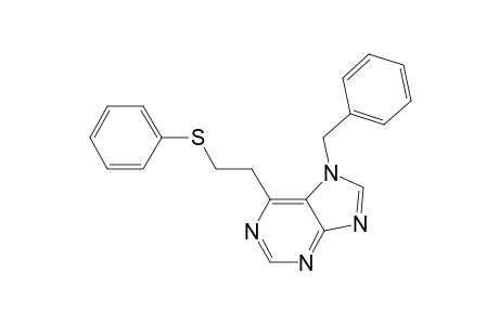 7-Benzyl-6-(phenylthioethyl)-7H-purine