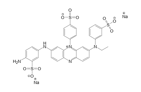 Disodium 2-amino-5-{[8-[ethyl(3-sulfonatophenyl)amino]-10-(4-sulfonatophenyl)phenazin-10-ium-2-yl]amino}benzenesulfonate