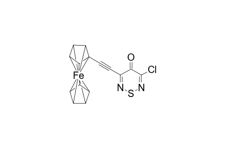 3-Chloro-5-(ethynylferrocenyl)-4H-1,2,6-thiadiazin-4-one