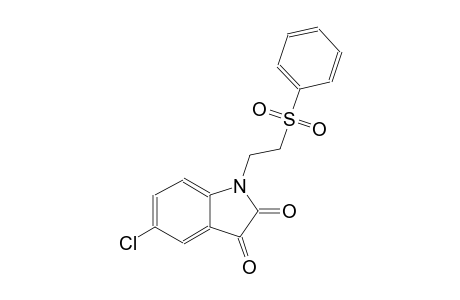 5-chloro-1-[2-(phenylsulfonyl)ethyl]-1H-indole-2,3-dione