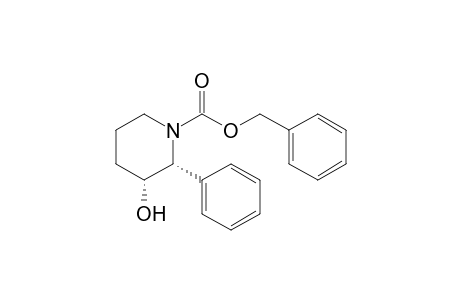 (2R,3R)-3-hydroxy-2-phenyl-1-piperidinecarboxylic acid (phenylmethyl) ester