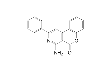 5H-[1]benzopyrano[3,4-c]pyridin-5-one, 4-amino-2-phenyl-