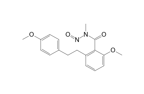 Benzamide, 2-methoxy-6-[2-(4-methoxyphenyl)ethyl]-N-methyl-N-nitroso-