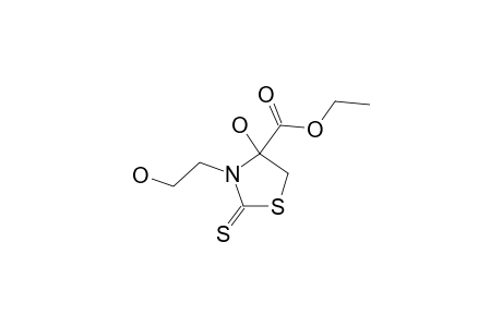 ETHYL-3-(2-HYDROXYETHYL)-4-HYDROXY-2-THIOXO-1,3-THIAZOLANE-4-CARBOXYLATE