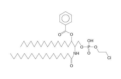 3-BENZOYL-2-STEAROYL-RAC-SFINGANIN-1-(2-CHLOROETHYL)PHOSPHATE